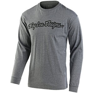 Troy Lee Designs gC[fUCY oCN It[h OTVc T TDA036 SIGNATURE LONG SLEEVE TEE HEATHER GRAY MTCY TDA036GY01M