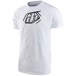 Troy Lee Designs gC[fUCY oCN It[h TVc TDA037 BADGE SHORT SLEEVE TEE WHITE LTCY TDA037WH01L