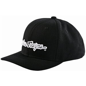 y25IN[|zzIz Troy Lee Designs gC[fUCY oCN It[h x[X{[ Lbv TDA042 SIGNATURE CURVED SNAPBACK HAT BLACK/WHITE TCY TDA042BK01