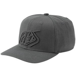 Troy Lee Designs トロイリーデザインズ バイク オフロード ベースボール キャップ TDA043 CROP CURVED SNAPBACK HATGY71 GRAY/CHARCOAL ワンサイズ TDA043GY71