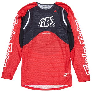 Troy Lee Designs トロイリーデザインズ バイク オフロード モトクロス ウェア TDU231 SE PRO AIR ジャージ PINNED RED Sサイズ TDU231RE01S