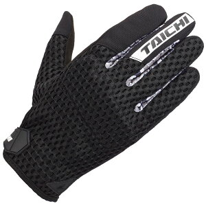 RSタイチ RS TAICHI バイク用 春夏 メッシュ プロテクター スマホ対応 RST467 チャージ エアーグローブ ブラック/ホワイト XXLサイズ RST467BK51XXL
