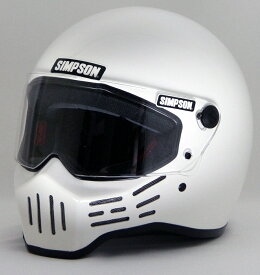 SIMPSON (シンプソン) バイク用 フルフェイスヘルメット M30 ホワイト 61cm 3305106100