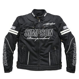SIMPSON シンプソン バイク用 ジャケット メッシュジャケット ホワイト LLサイズ NSM-2201