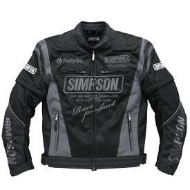 SIMPSON シンプソン バイク用 ジャケット メッシュジャケット ブラック LLサイズ NSM-2202