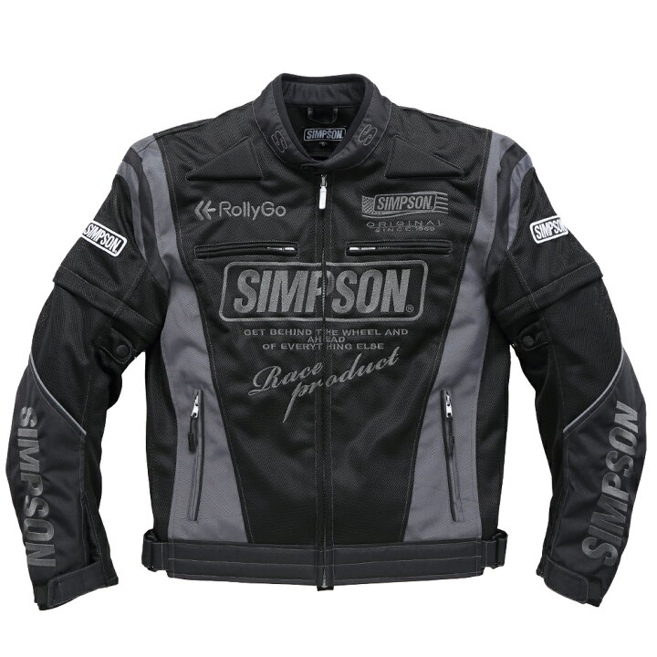 楽天市場】SIMPSON シンプソン バイク用 ジャケット メッシュ 