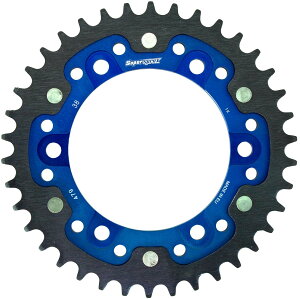 スーパースプロックス(Supersprox) バイク用 ドリブン スプロケット リア ステルス(STEALTH) アルミ&スチール 38T ブルー RST-479:38-BLU GPZ600R 85-88