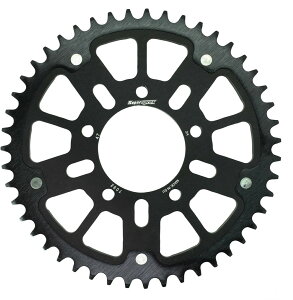 スーパースプロックス(Supersprox) ドリブン スプロケット リア ステルス (STEALTH) アルミ&スチール 47T ブラック RST-7092:47-BLK 社外ホイール対応:MARCHESINI (TYPE-A)、OZ、BST、ROTOBOX、ENKEI