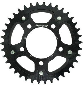 スーパースプロックス(Supersprox) ドリブン スプロケット リア ステルス (STEALTH) アルミ&スチール 38T ブラック RST-7090:38-BLK 社外ホイール対応:MARCHESINI (TYPE-A)、OZ、BST、ROTOBOX、ENKEI