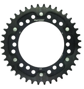 スーパースプロックス(Supersprox) バイク用 ドリブン スプロケット リア ステルス(STEALTH) アルミ&スチール 40T ブラック RST-499:40-BLK GSX1300R 隼 99-07 VULCAN800 Drifter 99-06