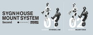 【クーポン配布中！】 SYGN HOUSE サインハウス バイク用 マウントシステム セカンド スマートフォンホル…