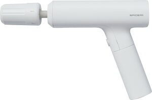 SPICERR スパイサー ポケッタブル 高圧洗浄機 SWU-201 ホワイト テレビ放映商品 折りたたみ ペットボトル対応 水栓不要 電源不要 充電式 可変ノズル 3段階圧力調整 軽量 800g 静音設計 00083043
