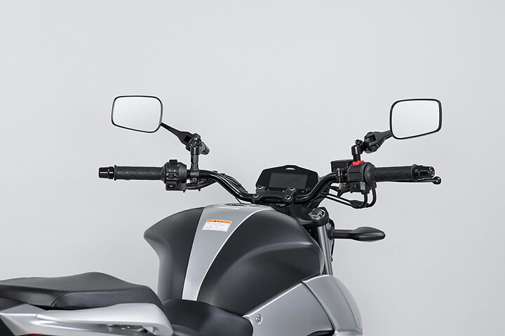 楽天市場】タナックス TANAX バイクミラー ナポレオン シャークミラー5 