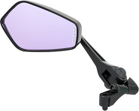 【マラソン期間 全品P2倍！25日クーポン配布！】 タナックス TANAX バイクミラー ナポレオン シャークミラー6 ブラック 防眩鏡(レイセーブ) 10mm 正・逆ボルト1個ずつ 左右共通 1本入り NA-013