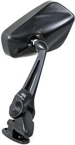 タナックス TANAX バイクミラー ナポレオン カウリングミラー12 ブラック 防眩鏡(レイセーブ) ショートステータイプ 左右共通 1本入り NC-002