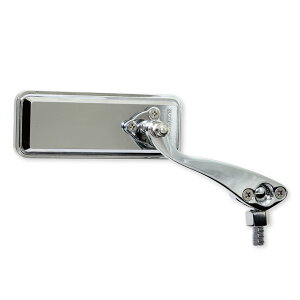 タナックス TANAX バイク用 ミラー ナポレオン ボールジョイントミラー(角) クロームメッキ ブルー鏡 左右共通 10mm 正ネジ AMB-101-10 (1本入り)