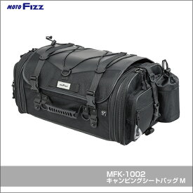 【18日限定！クーポン配布！】 TANAX タナックス モトフィズ バイク用バッグ シートバッグ キャンピングシートバッグ M ブラック 30-41L 2-4泊 MFK-1002