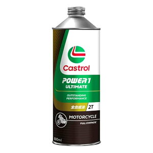 Castrol �J�X�g���[�� �G���W���I�C�� POWER1 RACING 2T 500ml ��֎�2�T�C�N���G���W���p �S������ FD POWER1 ULTIMATE 2T 0.5L (2128791)
