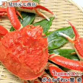 たっぷりかに味噌入 ボイルずわい蟹 2尾 約1kg 送料無料 ボイル済 かに カニ ずわい蟹 ズワイガニ 姿 かにみそ 通販 かに鍋 お祝い パーティー ごちそう グルメ お歳暮 年末 年始 大晦日 お正月