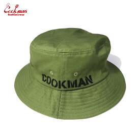 COOKMAN/クックマン　バケットハット　帽子　Bucket Hat Olive　オリーブ グリーン　バケハ　ユニセックス