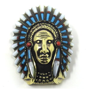 �^�J�R���`���y�C���f�B�A��SP�zBRASS INDIAN CONCHO [CNB-04]