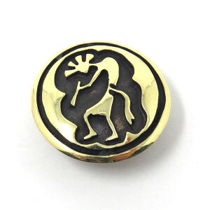 �^�J�R���`���y�R�R�y��A���zBRASS KOKOPELLI CONCHO [CNB-14]