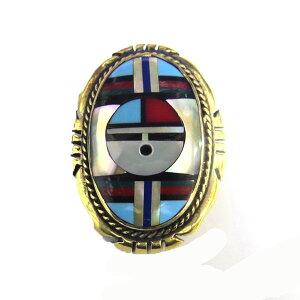 �^�J�R���`���y�T���t�F�C�X �L�zBRASS SUN FACE SHELLCONCHO [CNB-24]