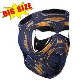 ≪LARGE≫大顔サイズ　防寒・防風マスク　ネオプレンフルフェイスマスク　ガスマスク　スキー・スノボー・バイク・アウトドア・コスプレ