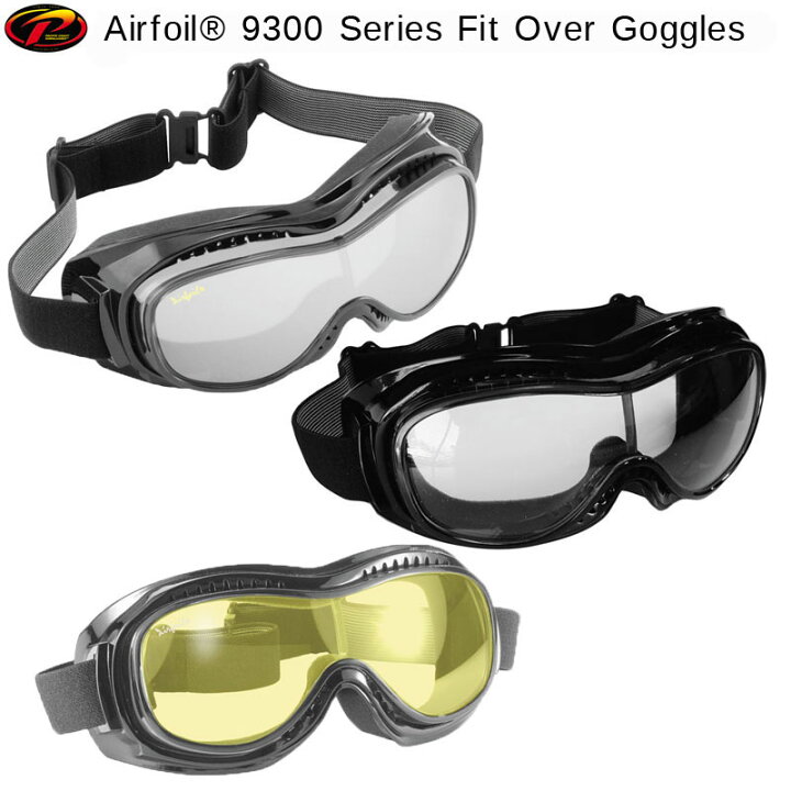 珍しい AIRFOIL 9300 Series Fit Over Goggles オーバーグラスゴーグル 3カラー www.natco.sa