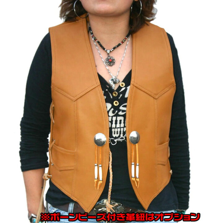 楽天市場】HEAVY オイルレザーベスト タンモトブルーズ VEST メンズ 