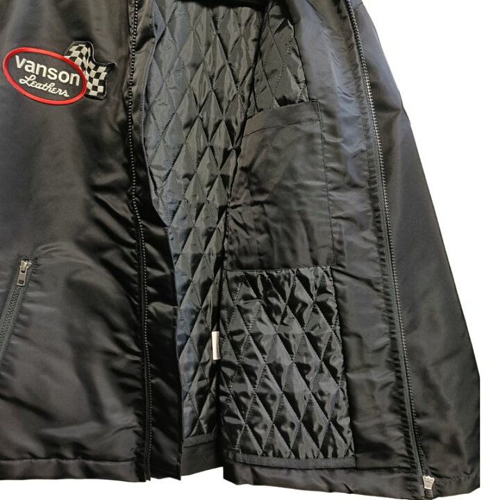 楽天市場】VANSON バンソン ナイロン レーシングジャケット NYLON 