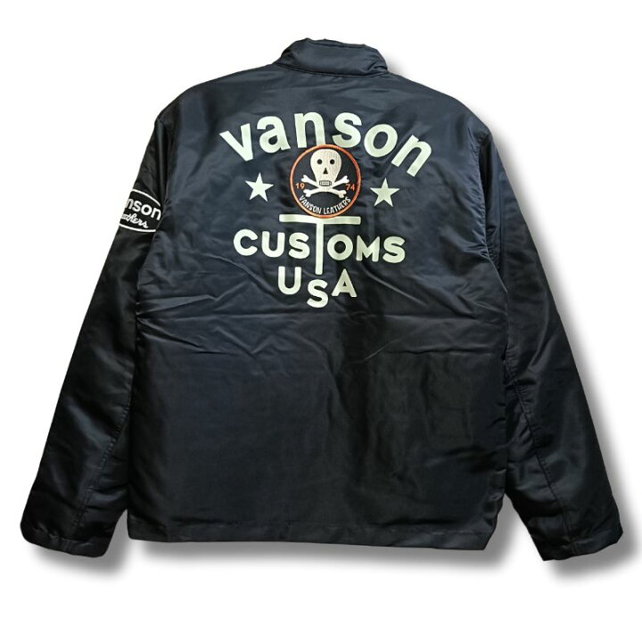 楽天市場】VANSON バンソン ナイロン レーシングジャケット NYLON 