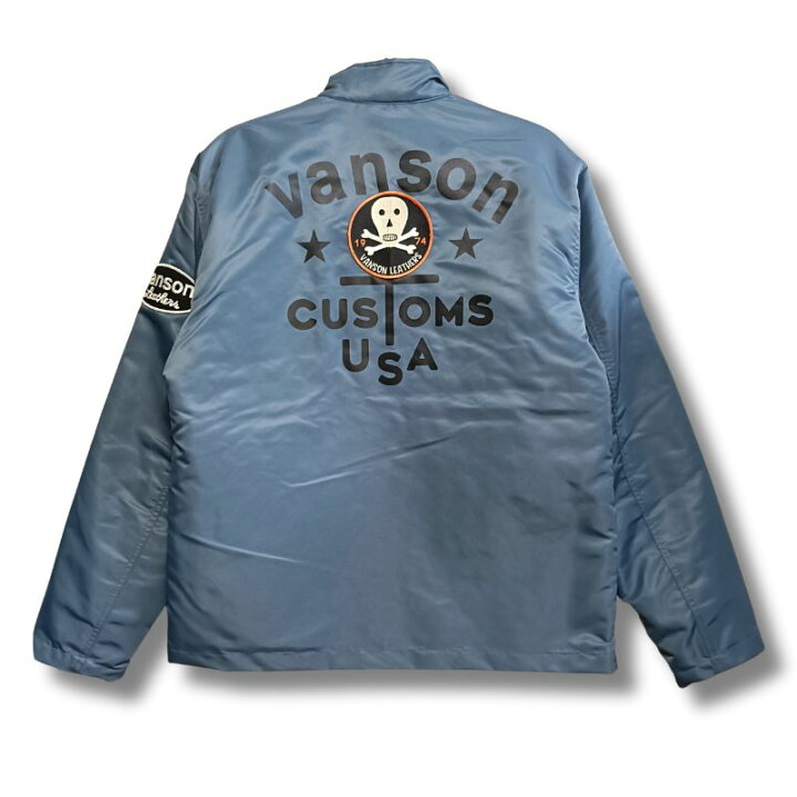 楽天市場】VANSON バンソン ナイロン レーシングジャケット NYLON 