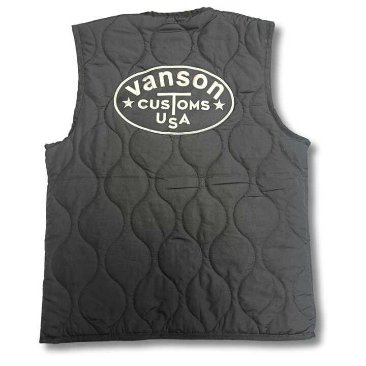 楽天市場】VANSON バンソン キルティングベスト QUILTING VEST 