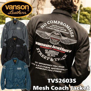 VANSON / �o���\���@���b�V���R�[�`�W���P�b�g�@�t�ă��f���@TVS2603S�b3�J���[�bVANSON trooper