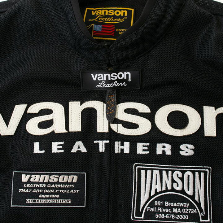 楽天市場】VANSON バンソン メッシュライダースジャケット（VS25105S 