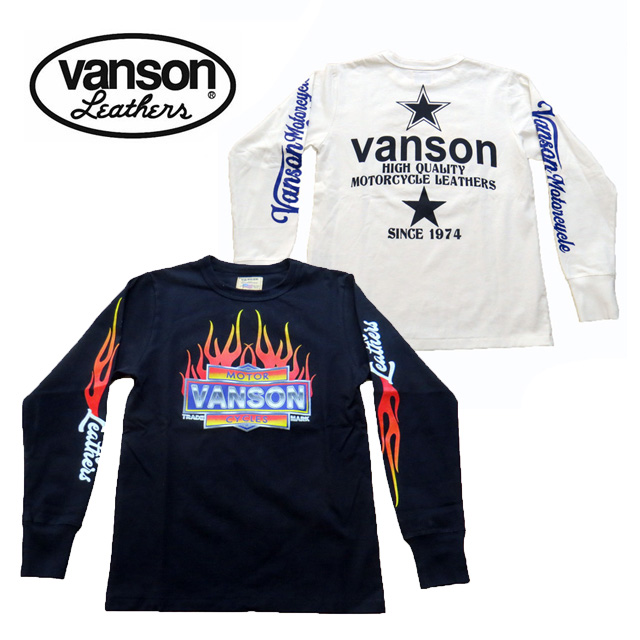 VANSON バンソン 長袖Ｔシャツ 888V142 ついに再販開始 ロンＴ