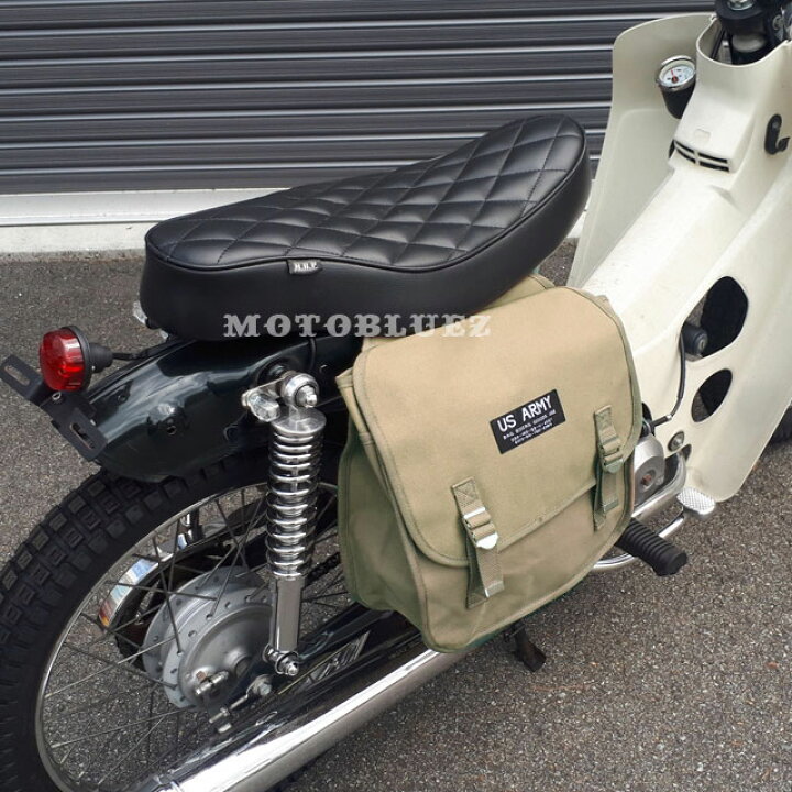 楽天市場】カブにピッタリ！US ARMY サドルバッグ(20L)ミリタリー 