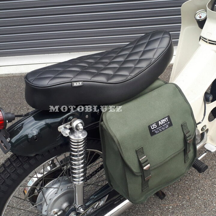 楽天市場】カブにピッタリ！US ARMY サドルバッグ(20L)ミリタリー 