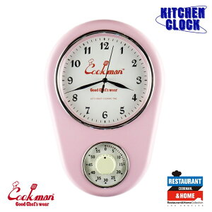 COOKMAN@Lb`NbN&^C}[@ Kitchen Clock Pink@sN@NbN}