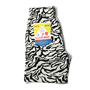 COOKMAN/�N�b�N�}���@�V���[�g�V�F�t�p���c�@ Chef Pants Short Zebra �i���j�Z�b�N�X�j�[�u���@�W�u�� ���܂��ܕ��@�V���[�g�p���c