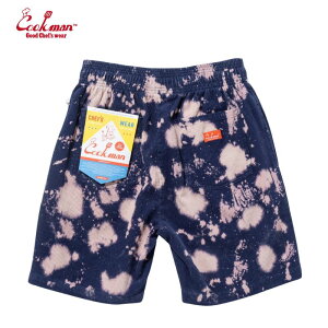 COOKMAN/�N�b�N�}�� Chef Pants Short �V���[�g�V�F�t�p���c�uCorduroy Bleach Navy�v�i���j�Z�b�N�X�j�R�[�f�����C�@�u���[�`���H�@�l�C�r�[