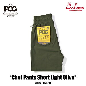 COOKMAN/NbN}@Chef Pants Short Light VFtpcu OlivevijZbNXjI[uO[@
