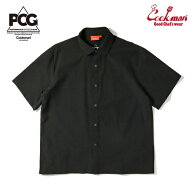 COOKMAN/クックマン　Work Shirts Short Sleeve Light 「Black」　ワークシャツ　（ユニセックス）　ブラ…