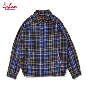 COOKMAN�@�N�b�N�}���@�f���o���[�W���P�b�g�@Delivery Jacket�@Woolmix Tartan Scottish Navy�i���j�Z�b�N�X�j�l�C�r�[�@�E�[���~�b�N�X�@�^�[�^��