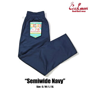 COOKMAN/�N�b�N�}���@Chef Pants Semiwide �V�F�t�p���c �Z�~���C�h�uNavy�v�i���j�Z�b�N�X�j�l�C�r�[�@���F
