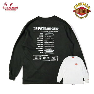 COOKMAN/�N�b�N�}���@�E�H�b�V���h�����O�X���[�uT�V���c�@FAT Topping Menu�@2�J���[ �� �u���b�N or �z���C�g ���@����T�@����T�V���c�i���j�Z�b�N�X�j