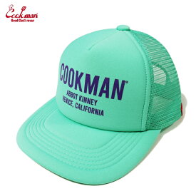 COOKMAN/クックマン　メッシュキャップ　帽子　キャップ　Mesh Cap Cookman Abbot Kinney Mint　ミント　ペールブルー