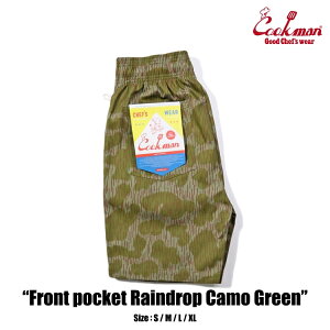 COOKMAN/NbN}@Chef Pants Short Front pocket VFtpcuRaindrop Camo GreenvijZbNXjJO[@O[@Xgq^[