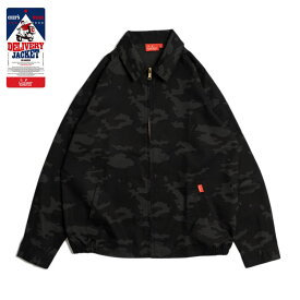 COOKMAN/クックマン　デリバリージャケット Delivery Jacket Ripstop Camo Black (Woodland) （ユニセックス）カモ　ブラック　ウッドランドカモ　迷彩